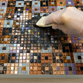 Black Grout for Mosaics