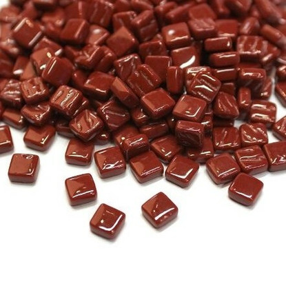 Ottoman 8 mm lasimosaiikki, Bordeaux, 200 g
