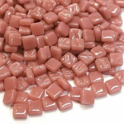 Ottoman 8 mm lasimosaiikki, Dark Rose, 200 g