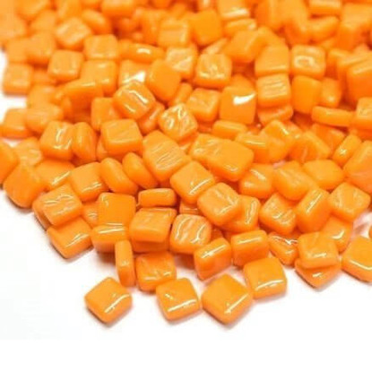 Ottoman glasmosaik 8 mm, Orange Opal, 200 g