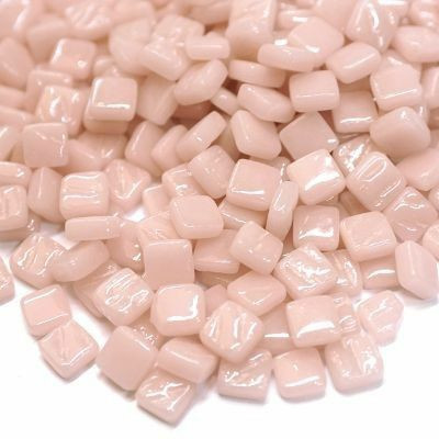 Ottoman glasmosaik 8 mm, Pale Pink, 50 g