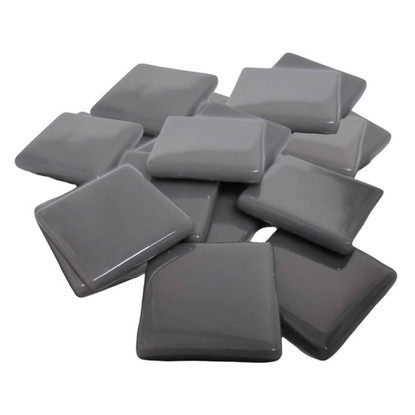 Pâte de Verre -lasimosaiikkipalat 25 mm, Deep Grey, 100 g