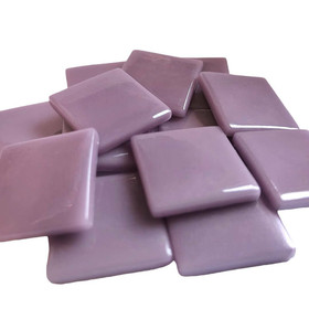 Pâte de Verre glasmosaikbitar 25 mm, Lilac, 100 g