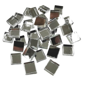 Mirror Mosaic, Silver, 1x1cm, 50g