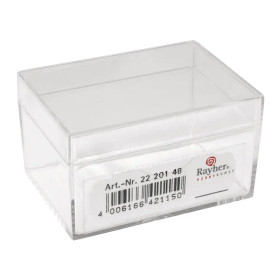 Transparent låda med lock