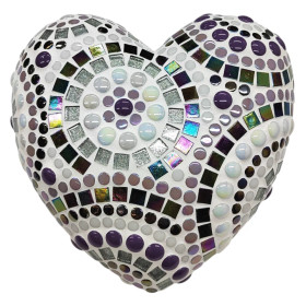 Mosaiikkisydän, Purple, DIY
