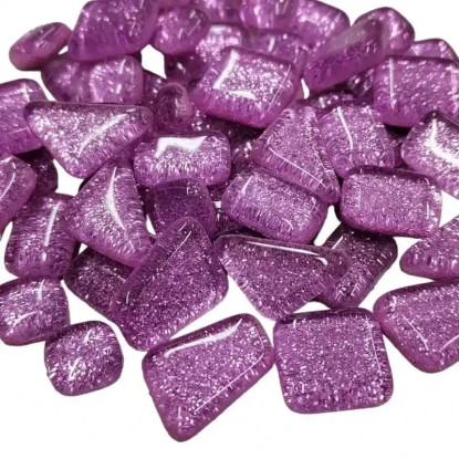 Soft Glass Glitter Lilac 500 g