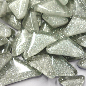 Soft Glass Glitter Silver 100 g