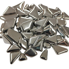 Mosaiikkipalat Soft Glass, Silver 100 g