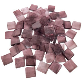 Tiffany glasmosaik, Violet Marble, genomskinlig, 100 g