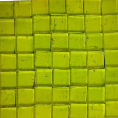 Tiffany glasmosaik, Lime, genomskinlig, 100 g