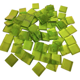 Tiffany glasmosaik, Lime, genomskinlig, 100 g