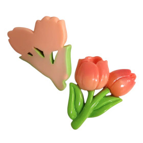 Flower decoration, Tulips, 2 pcs