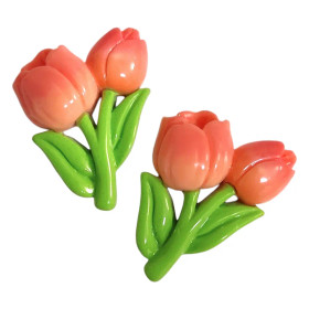 Flower decoration, Tulips, 2 pcs
