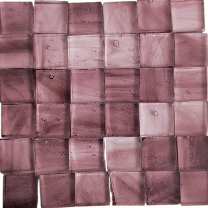 Tiffany Glass Mosaic, Violet Marble, Translucent, 100 g