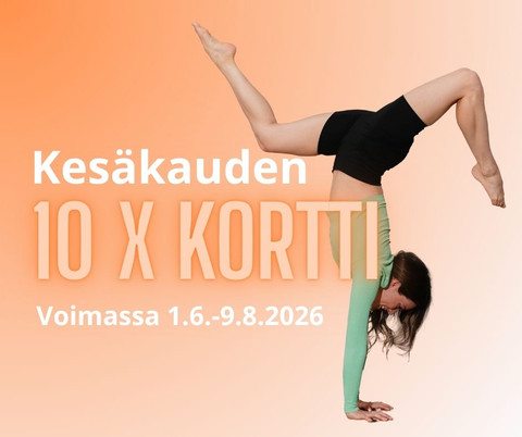 Kesäkauden 10 kerran kortti