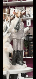 Jouluinen hirvi joulukuusella 58cm