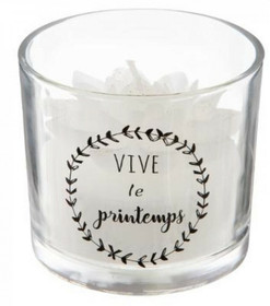 Lasinen Kukka kynttilä