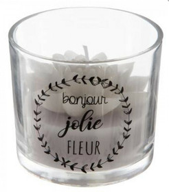 Lasinen Kukka kynttilä