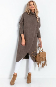 Quality pitkä neule neljässä eri värissä