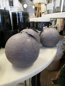 Pyöreä rustiikki kynttilä