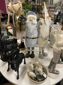 Joulupukki lyhdyllä 59cm