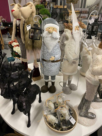 Joulupukki lyhdyllä 59cm