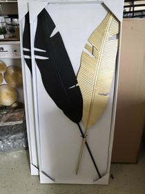 Seinäkoriste Lehdet, 46 x 112cm