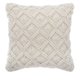 Macrame koristetyyny, 40 x 40 cm