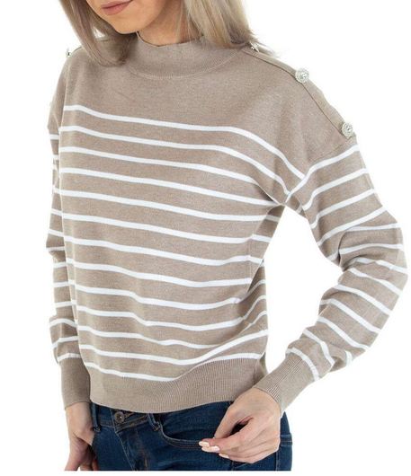 Pitkähihainen neulepaita - beige