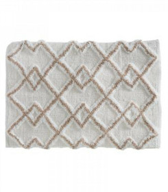 Puuvillainen kylpyhuonematto, kaksi väriä