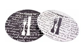 Lautasen alusen, 2 eri väriä