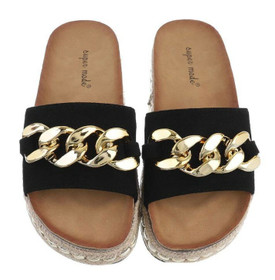 Sherry sandaalit, mustat ja beiget