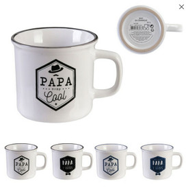 PAPA - keraaminen kuppi, 30cl, 4 eri kuosia