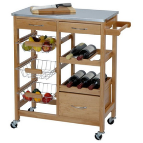 Wood keittiökärry