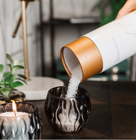 Puuterikynttilä Diamond dust 650g