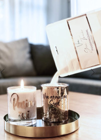 Puuterikynttilä Dark Honey 330g