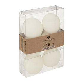 Kelluvat kynttilät: valkoinen