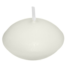 Kelluvat kynttilät: valkoinen