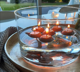 Kelluvat kynttilät harmaa