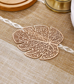 Ruusukultainen lasinalunen - coaster