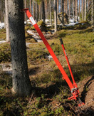 Työntötanko, toimitus PostNordin noutopisteeseen. 