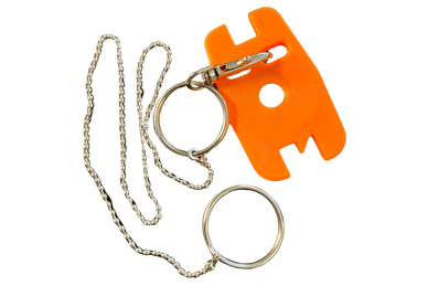 Ketjuskooppi peukalosyvennyksellä 50 cm