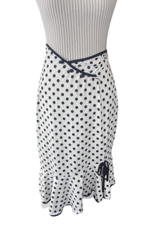 Valkoinen Polka Dot kynähame (M-L)