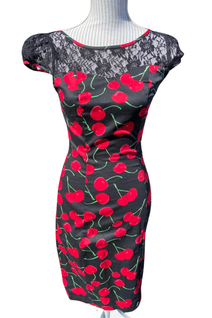 Hearts and Roses kirsikka kynämekko (UK8/XS) 