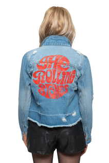 Unisex Rolling Stones farkkutakki (M)
