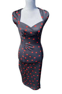 Dolly and Dotty Polka Dot kynämekko (UK8/XS)