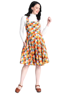 Hell Bunny Hawthorn Pinafore mekko