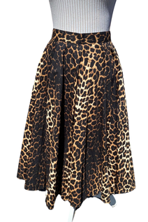 Hell Bunny leopardi kellohame (UK8/XS)