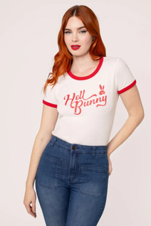 Hell Bunny logo T-paita